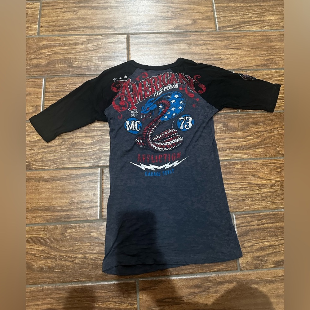 Affliction women’s top size small